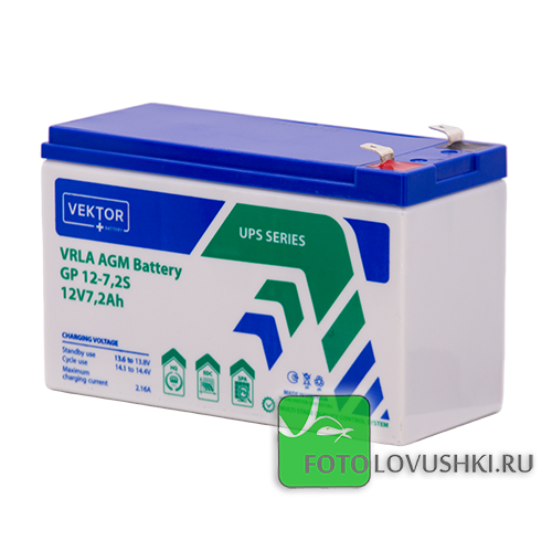 Аккумулятор Vektor Energy GP 12-7.2S (12В 7,8АЧ) 